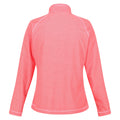 Neon Peach-White - Lifestyle - Regatta Great Outdoors Womens-Ladies Montes Half Zip Fleece Top