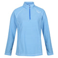 Sonic Blue-White - Front - Regatta Great Outdoors Womens-Ladies Montes Half Zip Fleece Top