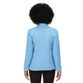 Sonic Blue-White - Side - Regatta Great Outdoors Womens-Ladies Montes Half Zip Fleece Top