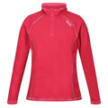 Pink Potion - Front - Regatta Great Outdoors Womens-Ladies Montes Half Zip Fleece Top