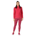 Pink Potion - Side - Regatta Great Outdoors Womens-Ladies Montes Half Zip Fleece Top