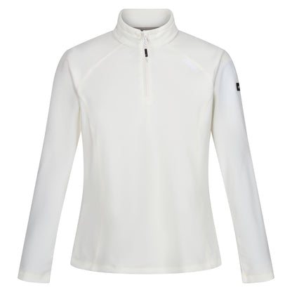 Polar Bear-White - Front - Regatta Great Outdoors Womens-Ladies Montes Half Zip Fleece Top