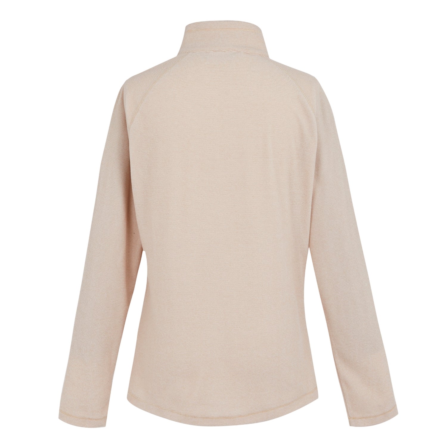 Warm Taupe-Blanc De Blanc - Back - Regatta Great Outdoors Womens-Ladies Montes Half Zip Fleece Top