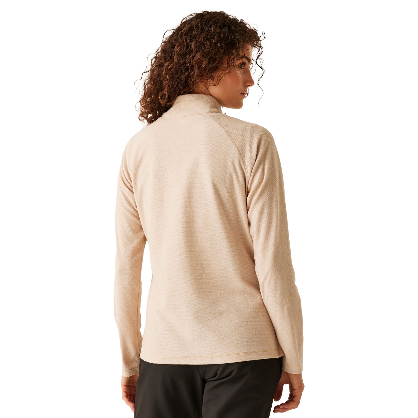Warm Taupe-Blanc De Blanc - Lifestyle - Regatta Great Outdoors Womens-Ladies Montes Half Zip Fleece Top