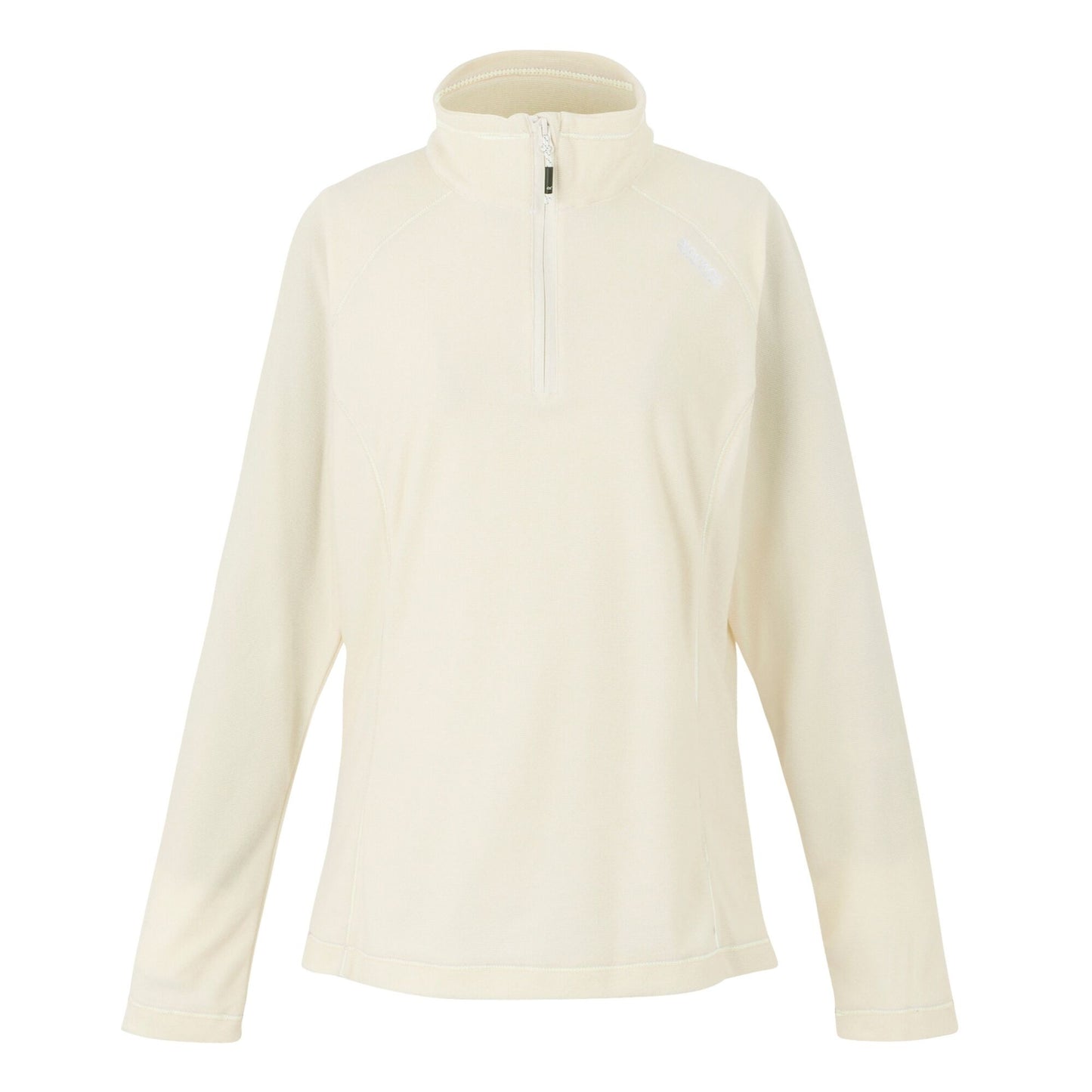 Light Vanilla-White - Front - Regatta Great Outdoors Womens-Ladies Montes Half Zip Fleece Top