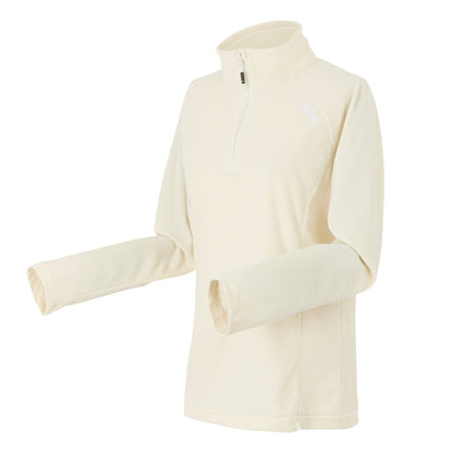 Light Vanilla-White - Side - Regatta Great Outdoors Womens-Ladies Montes Half Zip Fleece Top
