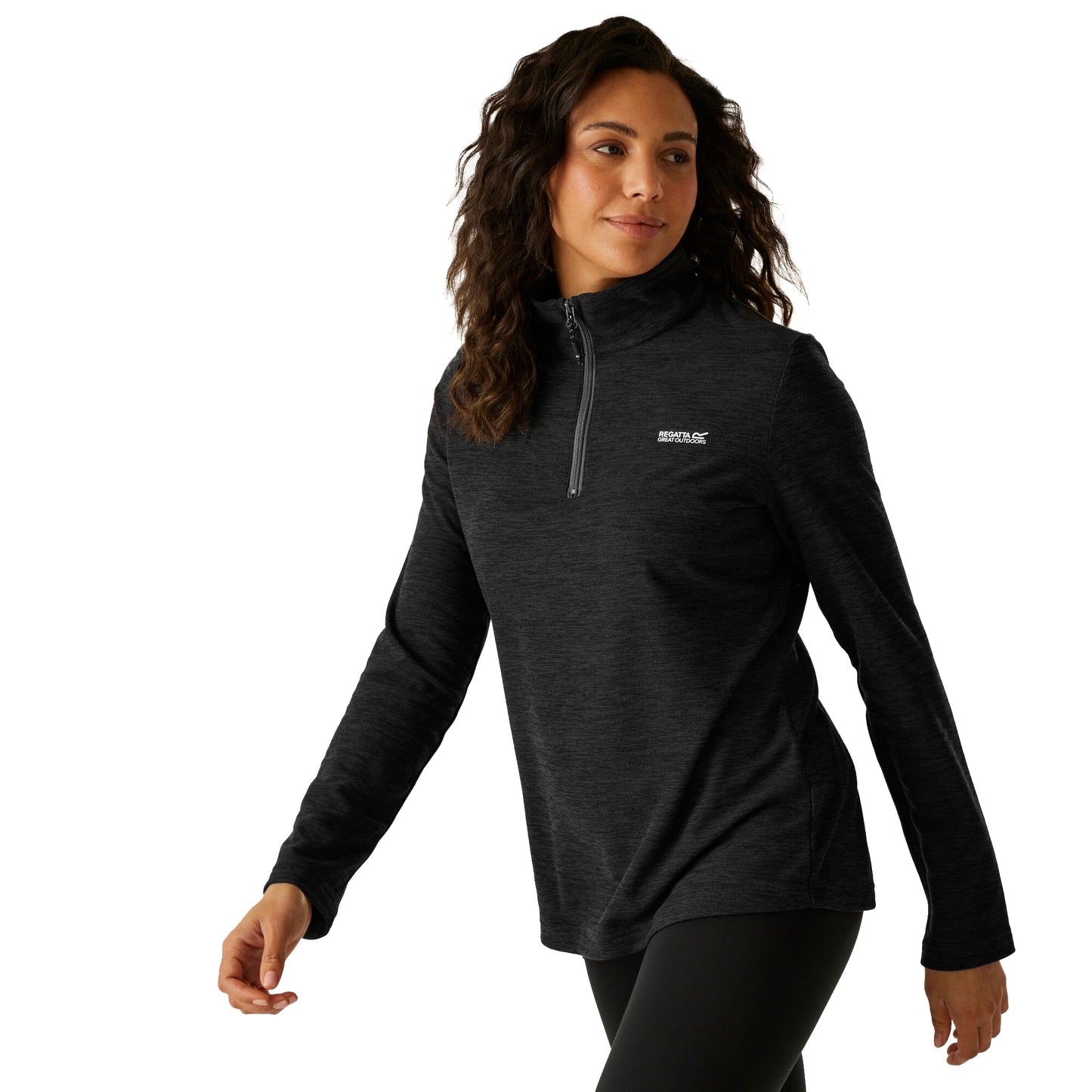 Seal Grey-Ash - Lifestyle - Regatta Great Outdoors Womens-Ladies Montes Half Zip Fleece Top