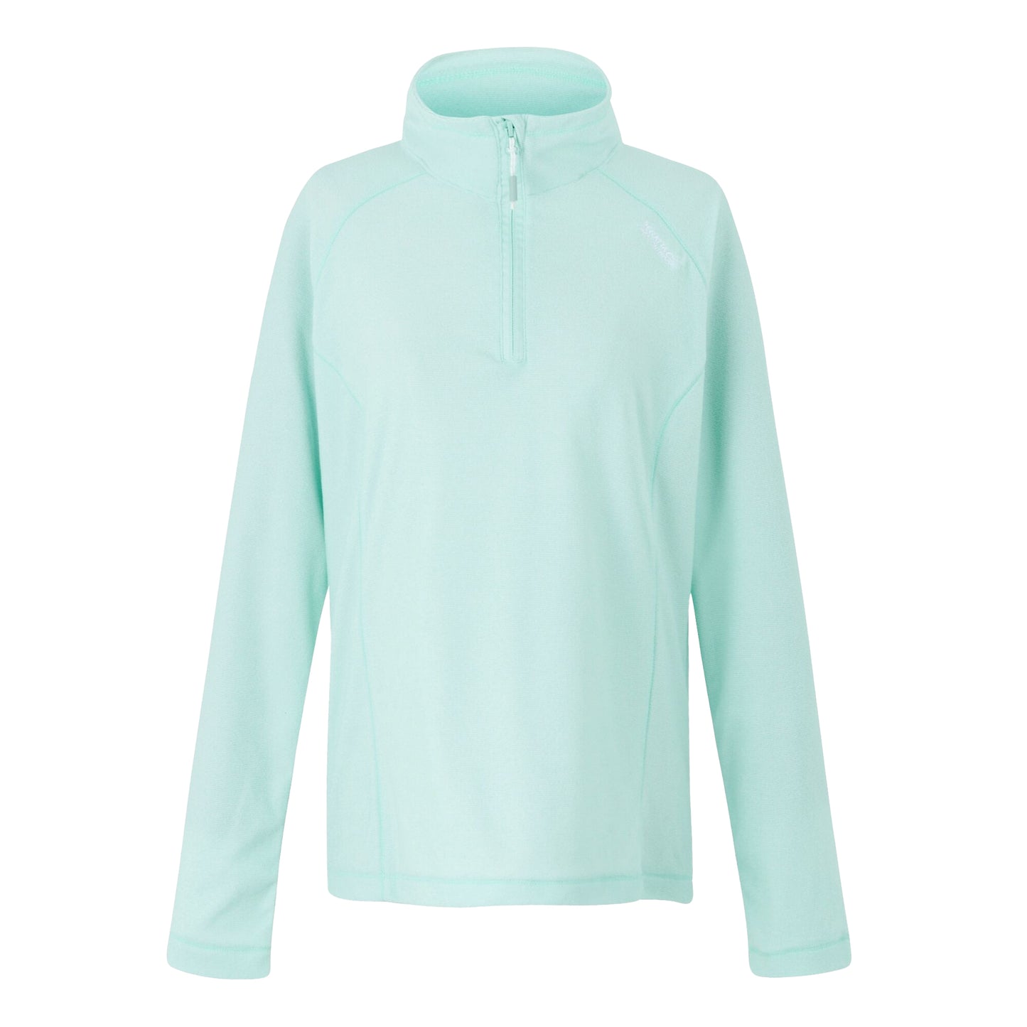 Icy Morn-White - Front - Regatta Great Outdoors Womens-Ladies Montes Half Zip Fleece Top