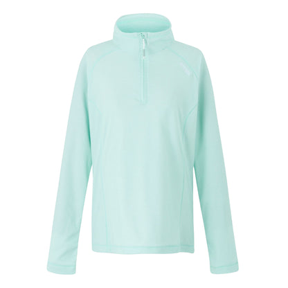 Icy Morn-White - Front - Regatta Great Outdoors Womens-Ladies Montes Half Zip Fleece Top