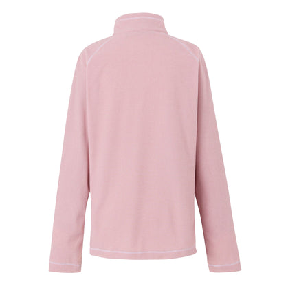 Lilas-Powder Lilac - Back - Regatta Great Outdoors Womens-Ladies Montes Half Zip Fleece Top