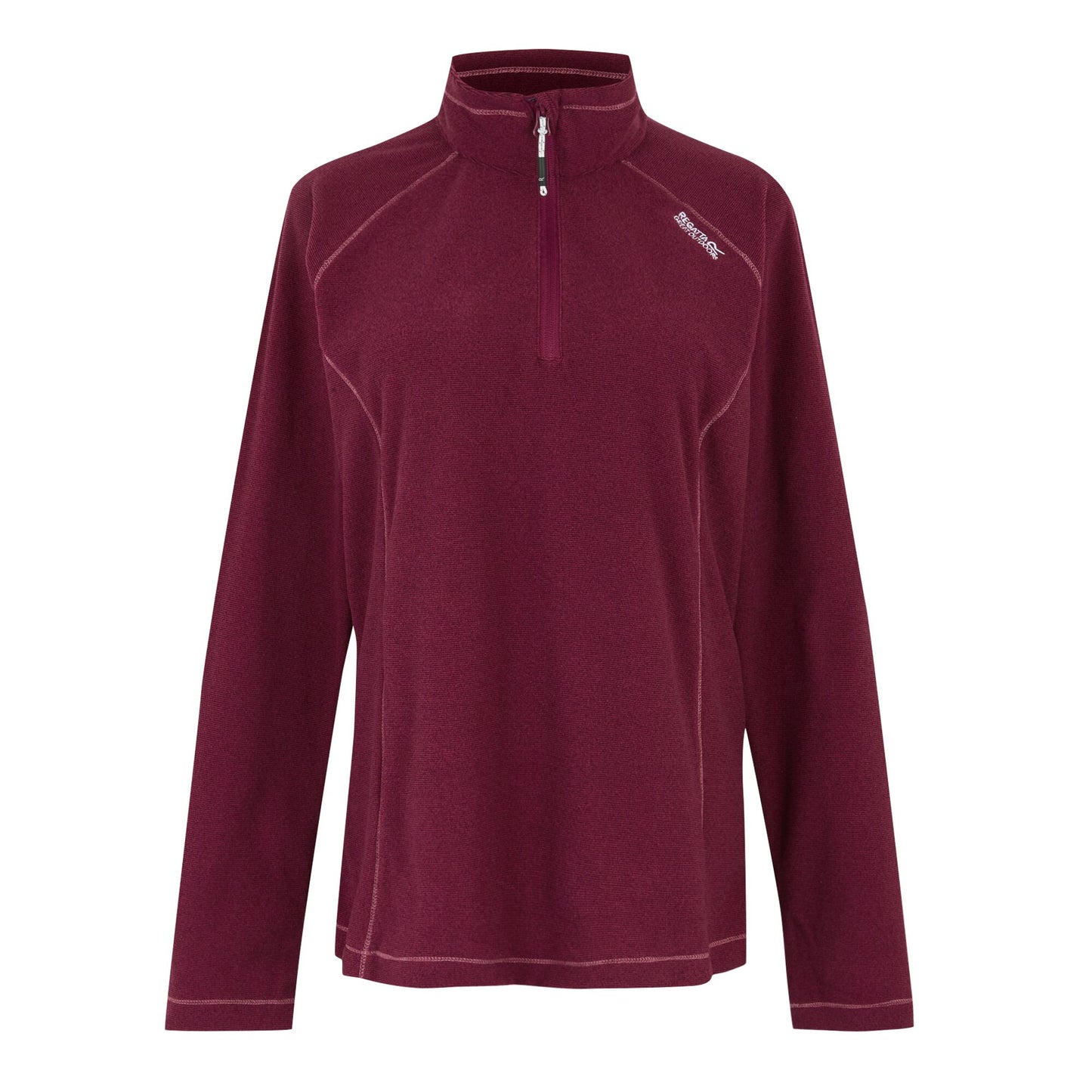 Dark Pimento - Front - Regatta Great Outdoors Womens-Ladies Montes Half Zip Fleece Top