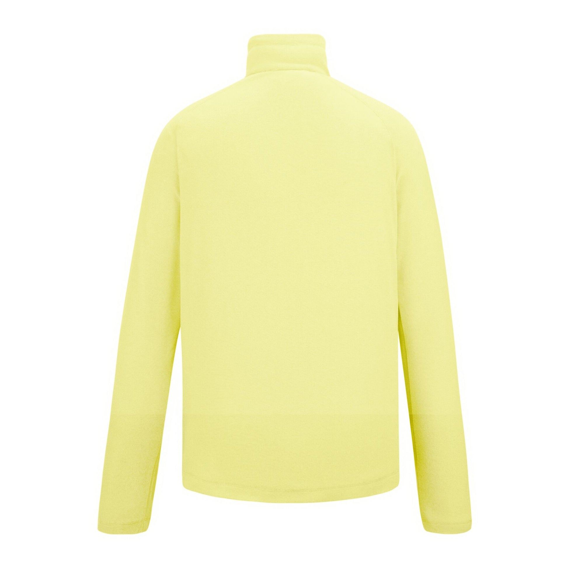 Canary Yellow - Back - Regatta Great Outdoors Womens-Ladies Montes Half Zip Fleece Top