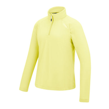 Canary Yellow - Side - Regatta Great Outdoors Womens-Ladies Montes Half Zip Fleece Top