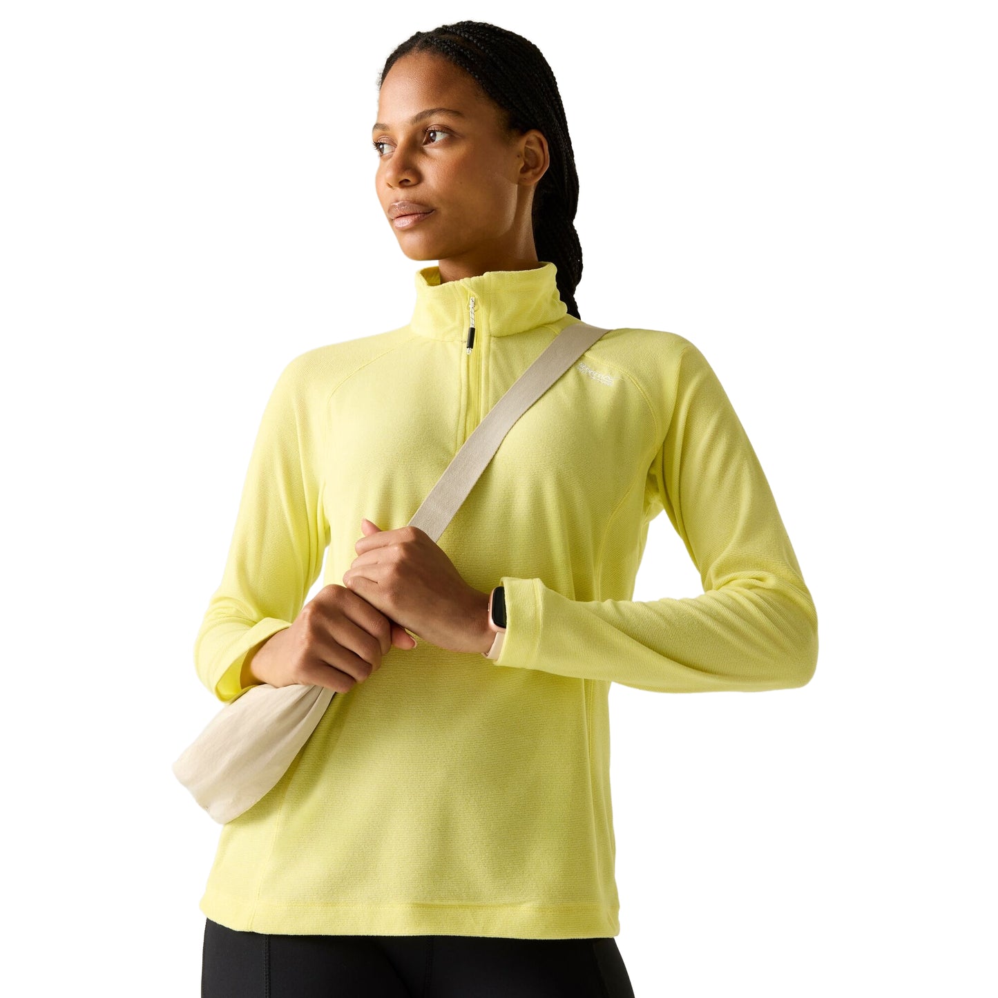 Canary Yellow - Lifestyle - Regatta Great Outdoors Womens-Ladies Montes Half Zip Fleece Top