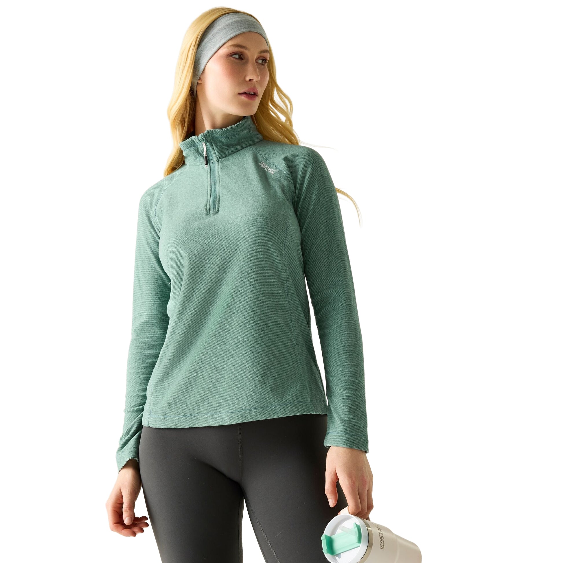 Ivy Moss - Lifestyle - Regatta Great Outdoors Womens-Ladies Montes Half Zip Fleece Top
