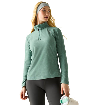 Ivy Moss - Lifestyle - Regatta Great Outdoors Womens-Ladies Montes Half Zip Fleece Top