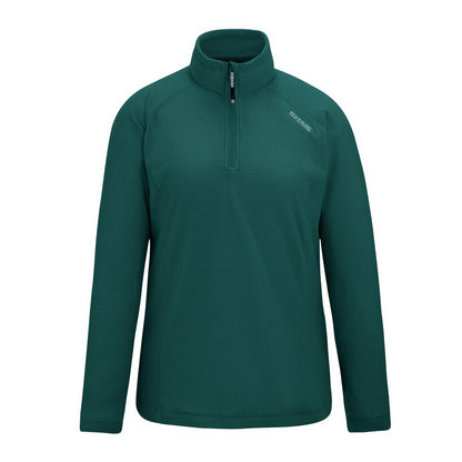 Mediterranean Green - Front - Regatta Great Outdoors Womens-Ladies Montes Half Zip Fleece Top