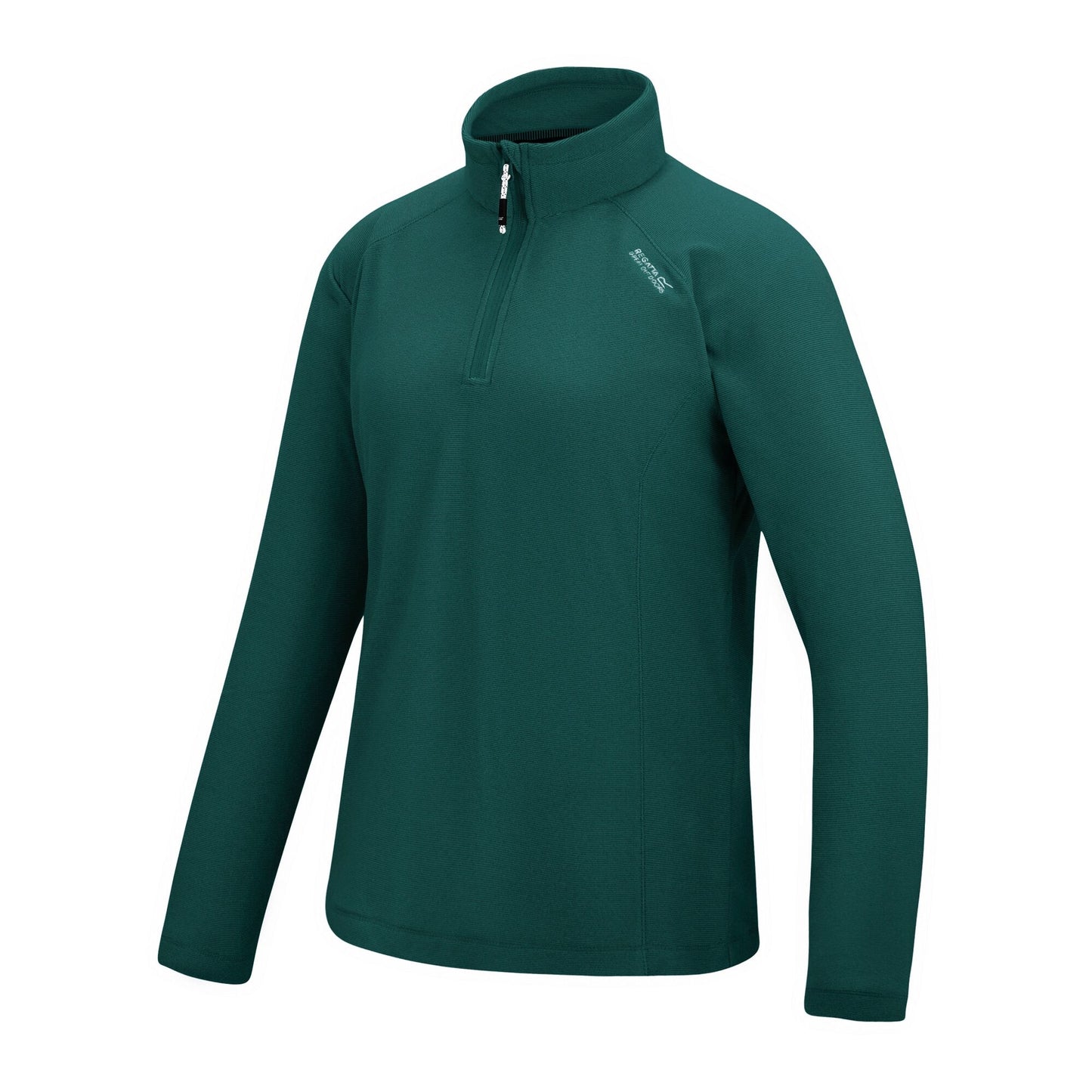 Mediterranean Green - Side - Regatta Great Outdoors Womens-Ladies Montes Half Zip Fleece Top
