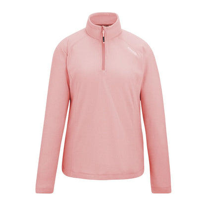 Peach Pink - Front - Regatta Great Outdoors Womens-Ladies Montes Half Zip Fleece Top