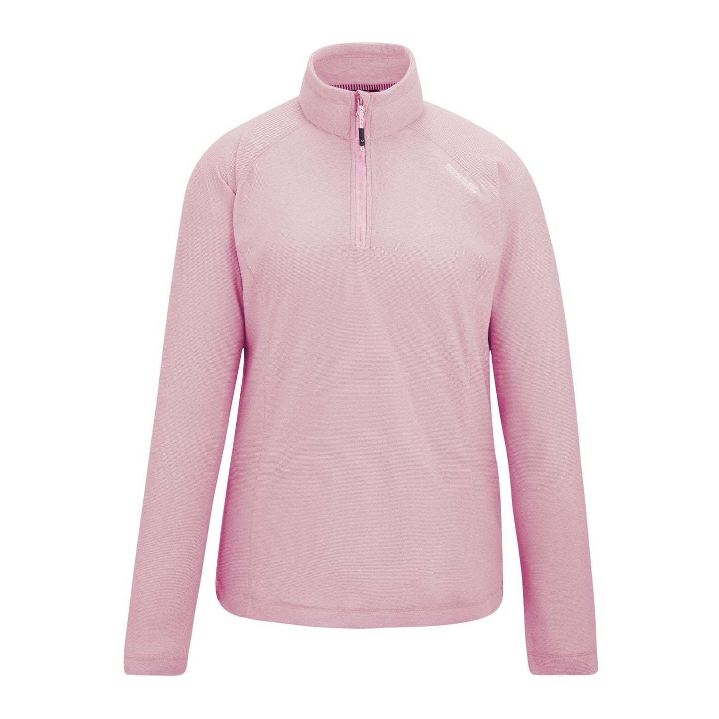 Powder Lilac - Front - Regatta Great Outdoors Womens-Ladies Montes Half Zip Fleece Top
