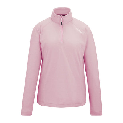 Powder Lilac - Front - Regatta Great Outdoors Womens-Ladies Montes Half Zip Fleece Top