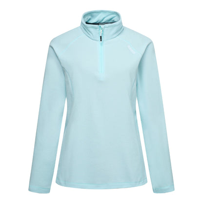Water Ballet - Front - Regatta Great Outdoors Womens-Ladies Montes Half Zip Fleece Top