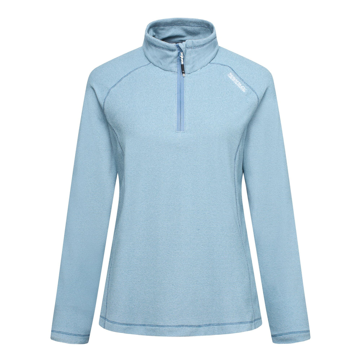 Dusky Blue - Front - Regatta Great Outdoors Womens-Ladies Montes Half Zip Fleece Top