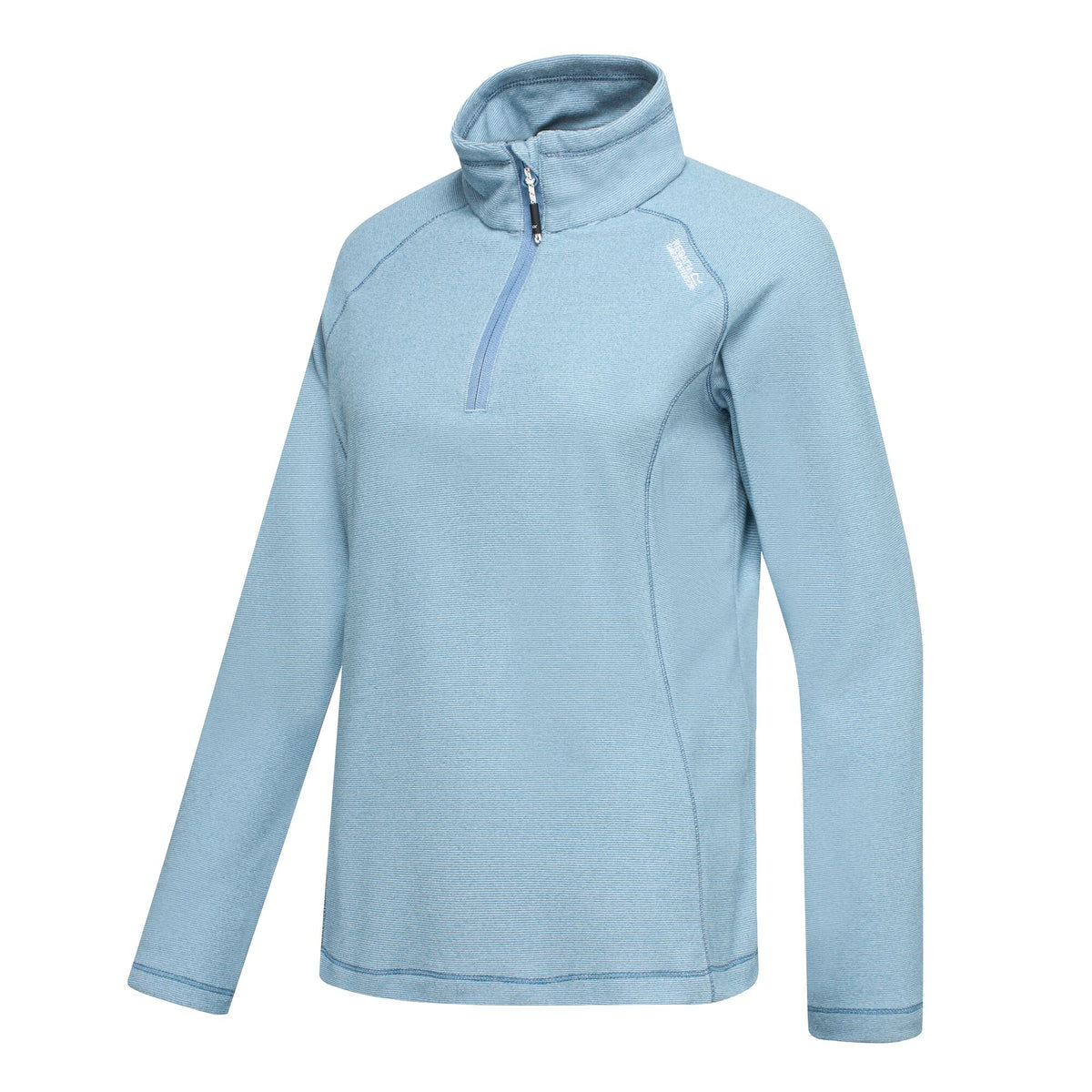 Dusky Blue - Side - Regatta Great Outdoors Womens-Ladies Montes Half Zip Fleece Top