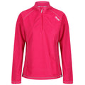 Dark Cerise - Front - Regatta Great Outdoors Womens-Ladies Montes Half Zip Fleece Top