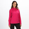 Dark Cerise - Back - Regatta Great Outdoors Womens-Ladies Montes Half Zip Fleece Top