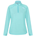 Turquoise - Front - Regatta Great Outdoors Womens-Ladies Montes Half Zip Fleece Top