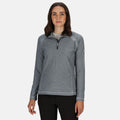 Navy-White - Front - Regatta Great Outdoors Womens-Ladies Montes Half Zip Fleece Top