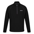 Black - Front - Regatta Great Outdoors Mens Montes Fleece Top