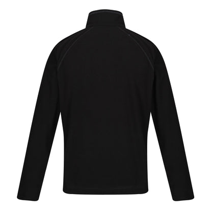 Black - Back - Regatta Great Outdoors Mens Montes Fleece Top