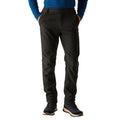 Black - Lifestyle - Regatta Great Outdoors Mens Fenton Lightweight Softshell Trousers