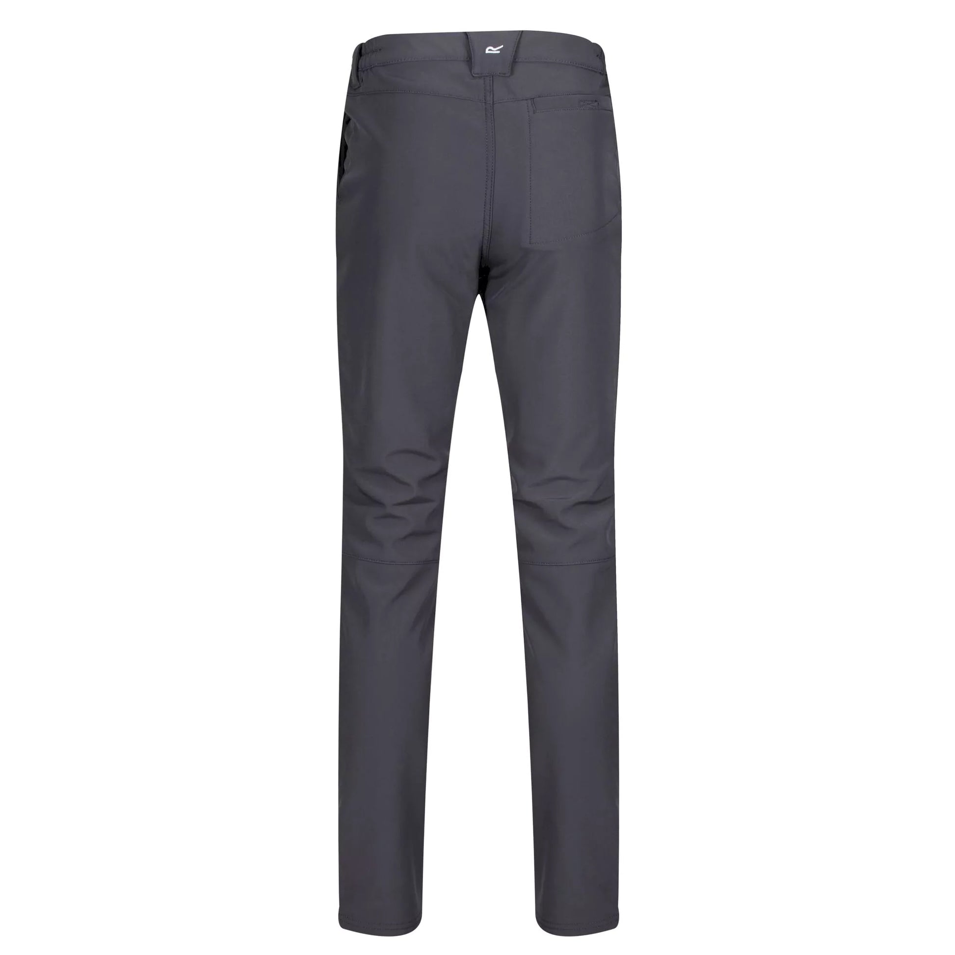Seal Grey - Back - Regatta Great Outdoors Mens Fenton Lightweight Softshell Trousers