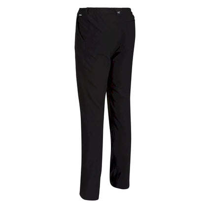 Black - Side - Regatta Great Outdoors Mens Fenton Lightweight Softshell Trousers