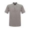 Silver Grey - Front - Regatta Professional Mens Coolweave Short Sleeve Polo Shirt