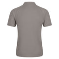 Silver Grey - Back - Regatta Professional Mens Coolweave Short Sleeve Polo Shirt