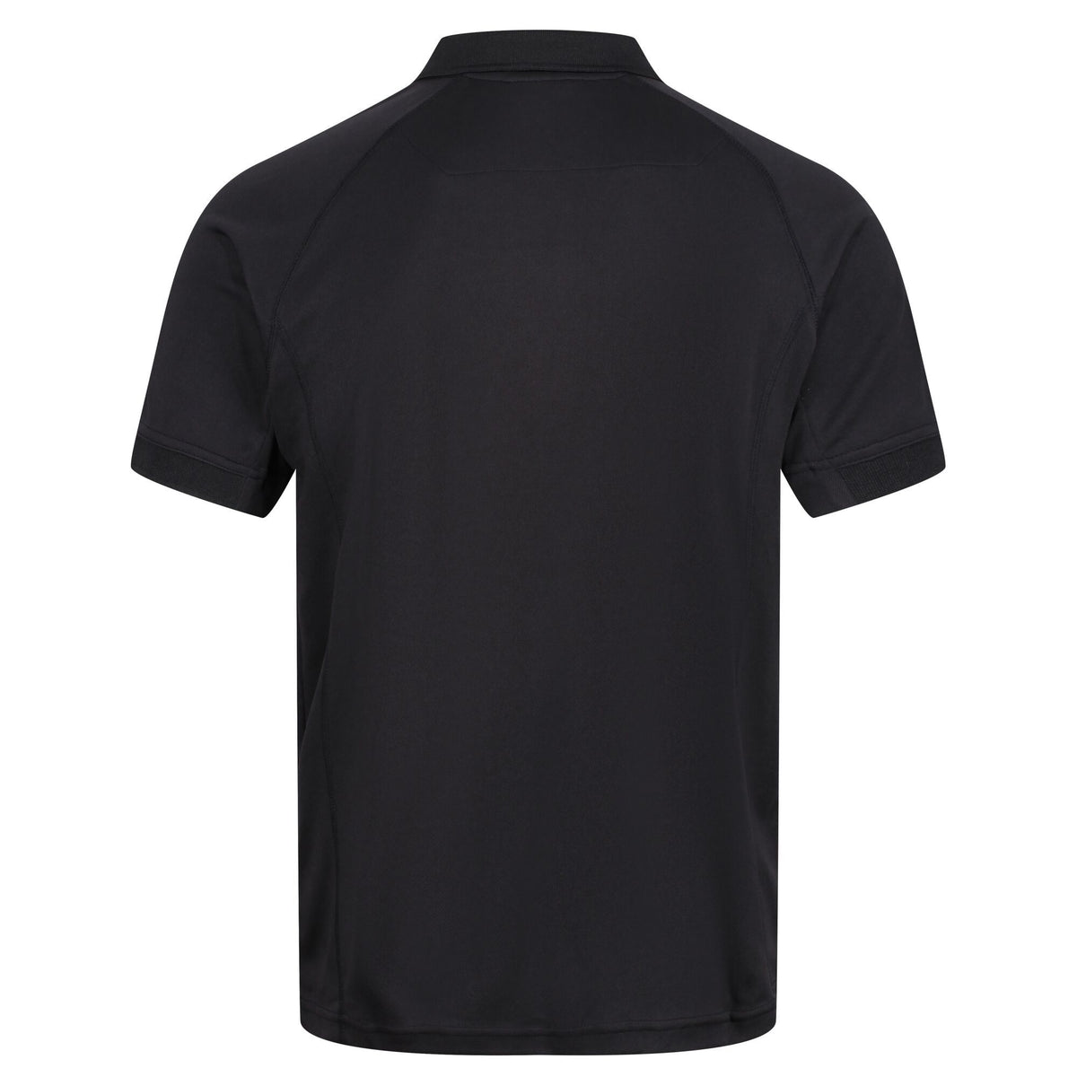 Black - Back - Regatta Professional Mens Coolweave Short Sleeve Polo Shirt