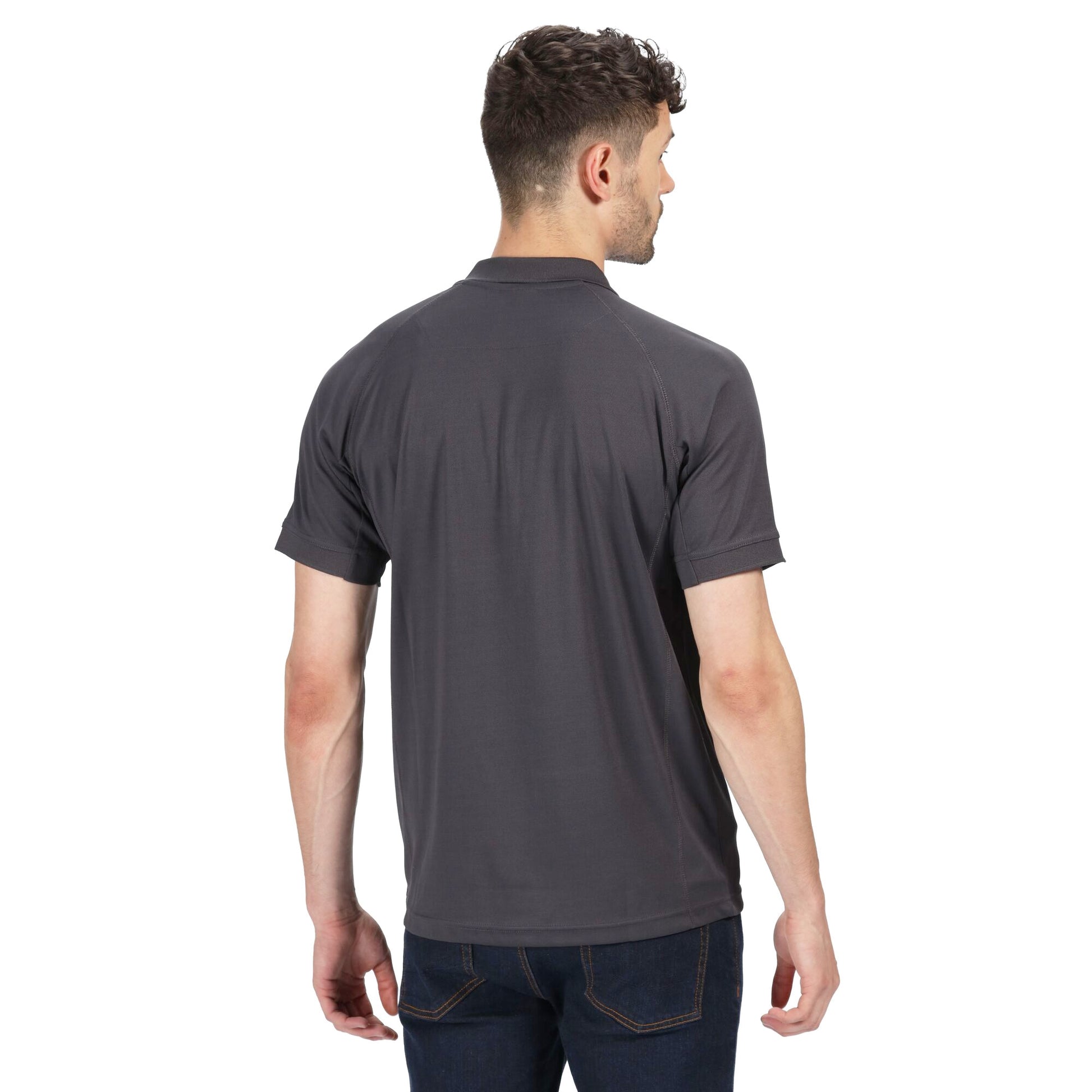 Iron - Pack Shot - Regatta Professional Mens Coolweave Short Sleeve Polo Shirt