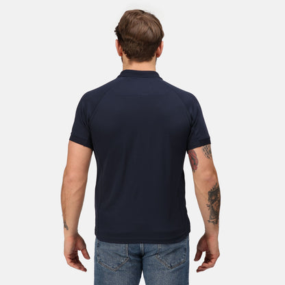 Navy - Lifestyle - Regatta Professional Mens Coolweave Short Sleeve Polo Shirt