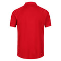 Classic Red - Back - Regatta Professional Mens Coolweave Short Sleeve Polo Shirt