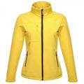 Bright Yellow-Black - Front - Regatta Professional Womens-Ladies Octagon II Waterproof Softshell Jacket