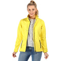 Bright Yellow-Black - Back - Regatta Professional Womens-Ladies Octagon II Waterproof Softshell Jacket