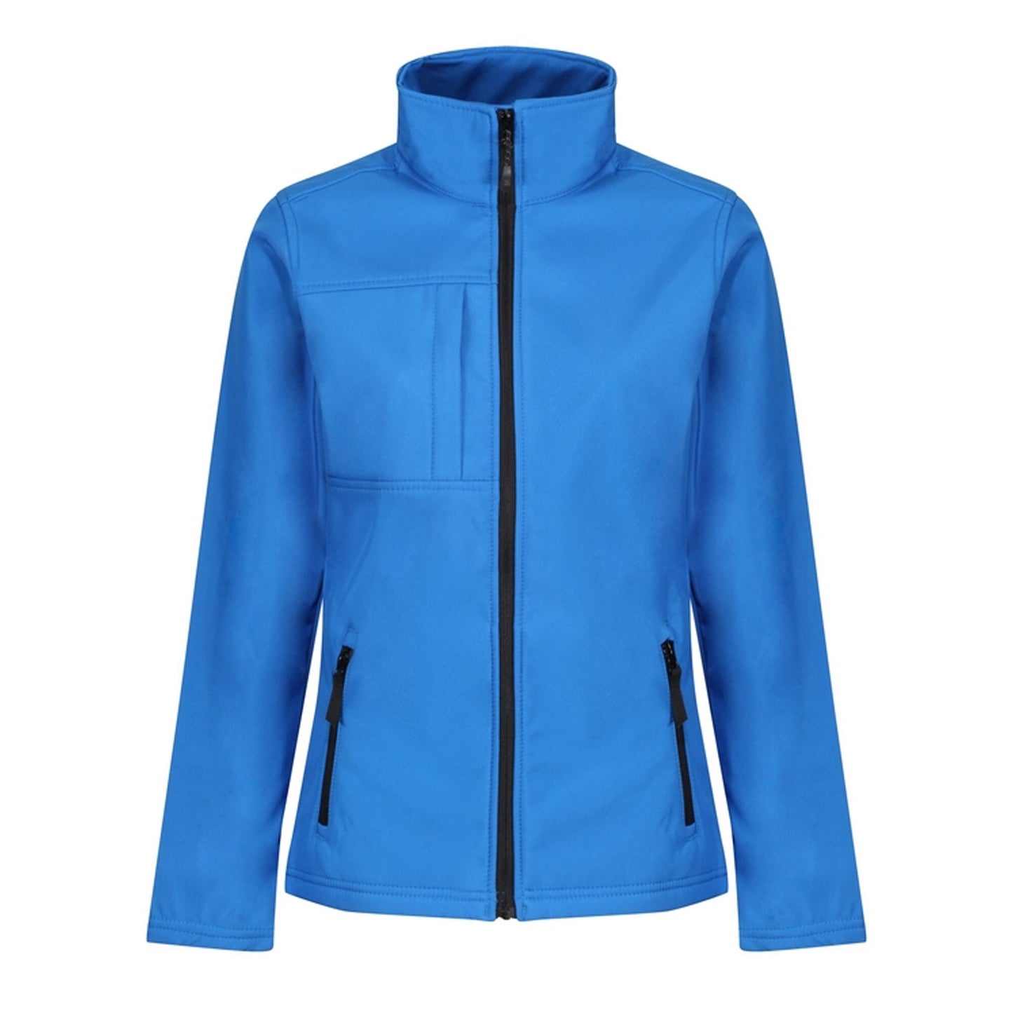 Oxford Blue-Black - Front - Regatta Womens-Ladies Octagon II Waterproof Soft Shell Jacket