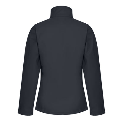 Navy-Seal Grey - Back - Regatta Womens-Ladies Octagon II Waterproof Soft Shell Jacket