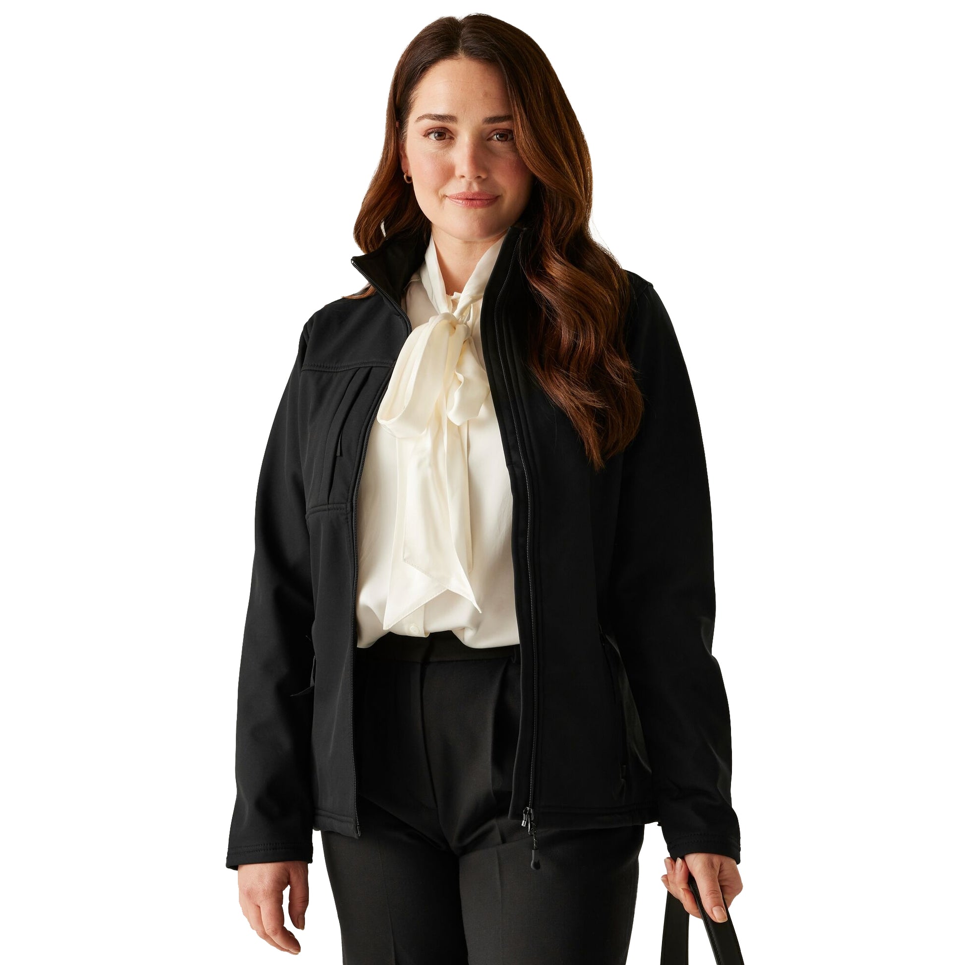 Black-Black - Back - Regatta Womens-Ladies Octagon II Waterproof Soft Shell Jacket