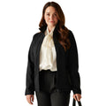 Black-Black - Back - Regatta Womens-Ladies Octagon II Waterproof Soft Shell Jacket
