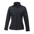 Navy-Seal Grey - Front - Regatta Womens-Ladies Octagon II Waterproof Soft Shell Jacket